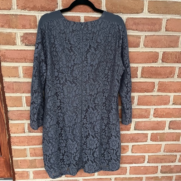 Sexy floral lace dress with modest cut. Size 12 Madewell - Picture 2 of 12